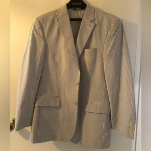 Jos A. Bank Seersucker Suit Coat & Pants